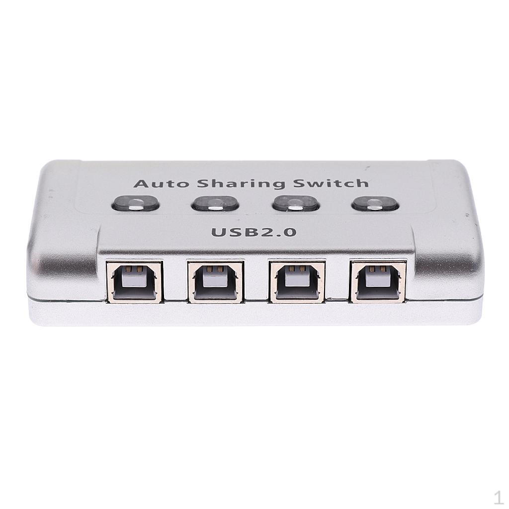 4 Ports USB 2.0 Switch HUB Selector for Printer/HDD/Flash Drive
4 Ports USB 2.0 Switch HUB Selector for Printer/HDD/Flash Drive