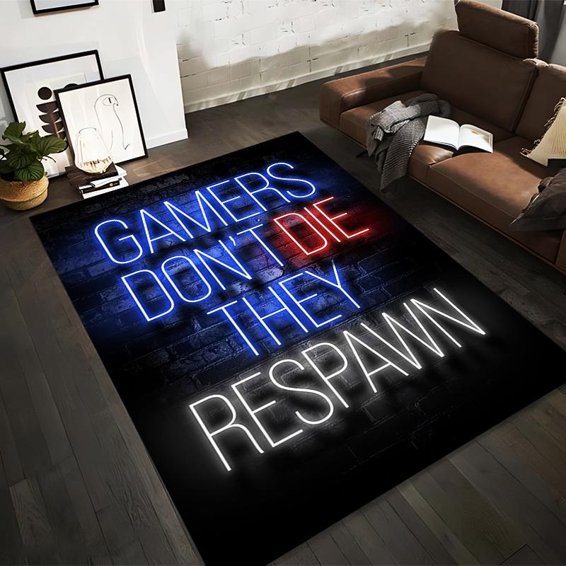 Gamers Don t Die They Respawn Neon Text Carpet, Gaming Room Decor Suitable for use as an anti-slip for living room bedroom sofas 40x60cm( 15x23in )
Gamers Don t Die They Respawn Neon Text Carpet, Gaming Room Decor Suitable for use as an anti-slip for living room bedroom sofas 40x60cm( 15x23in )