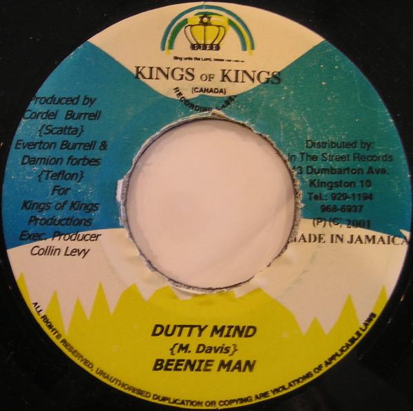 7inch Record BEENIE MAN - Dutty Mind NONE Kings Of Kings 2001 Jamaica Reggae, Ska & Dub Used
7inch Record BEENIE MAN - Dutty Mind NONE Kings Of Kings 2001 Jamaica Reggae, Ska & Dub Used