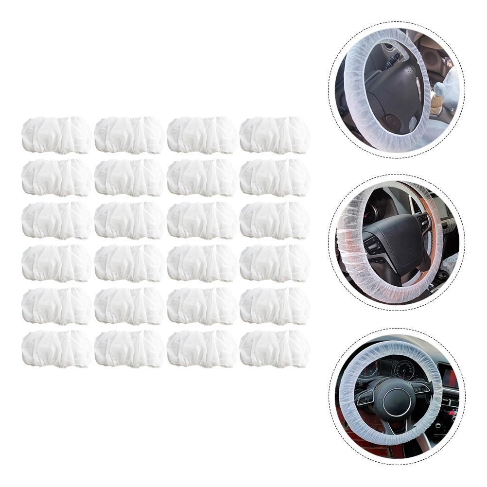100 Pcs Car Decor Disposable Steering Wheel Protector Cover Elastic 38X38cm White Non-woven белый
100 Pcs Car Decor Disposable Steering Wheel Protector Cover Elastic 38X38cm White Non-woven белый