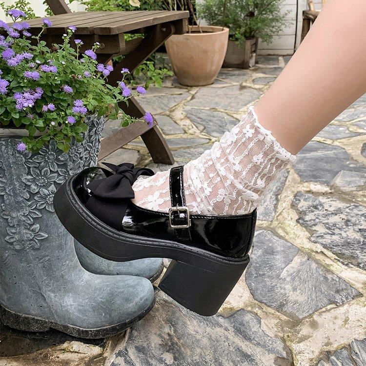 2024 autumn new fashion casual thick heel platform bow Mary Jane leather shoes one-word buckle loafers women 35 чёрный
2024 autumn new fashion casual thick heel platform bow Mary Jane leather shoes one-word buckle loafers women 35 чёрный