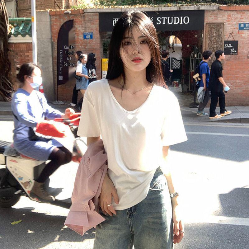 Solid Color V-Neck Slimming Short Sleeve Women s Casual T-Shirt - 2025 Summer Style XXL
Solid Color V-Neck Slimming Short Sleeve Women s Casual T-Shirt - 2025 Summer Style XXL
