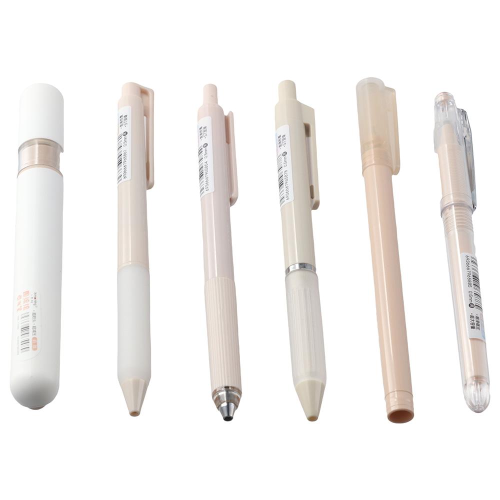 6Pcs Plastic Black Refill Pen Pinkish Brown Neutral Pen High Quality Ballpoint Pen Office
6Pcs Plastic Black Refill Pen Pinkish Brown Neutral Pen High Quality Ballpoint Pen Office