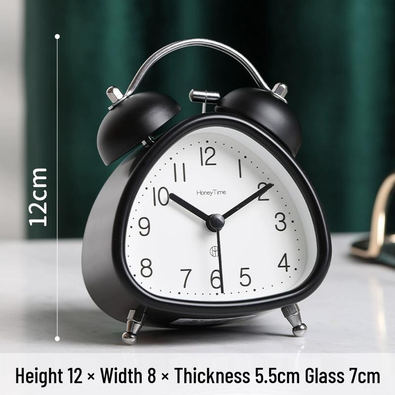 Retro Nordic Drop-proof Triangle Alarm Clock for Boys and Students чорний
Retro Nordic Drop-proof Triangle Alarm Clock for Boys and Students чорний