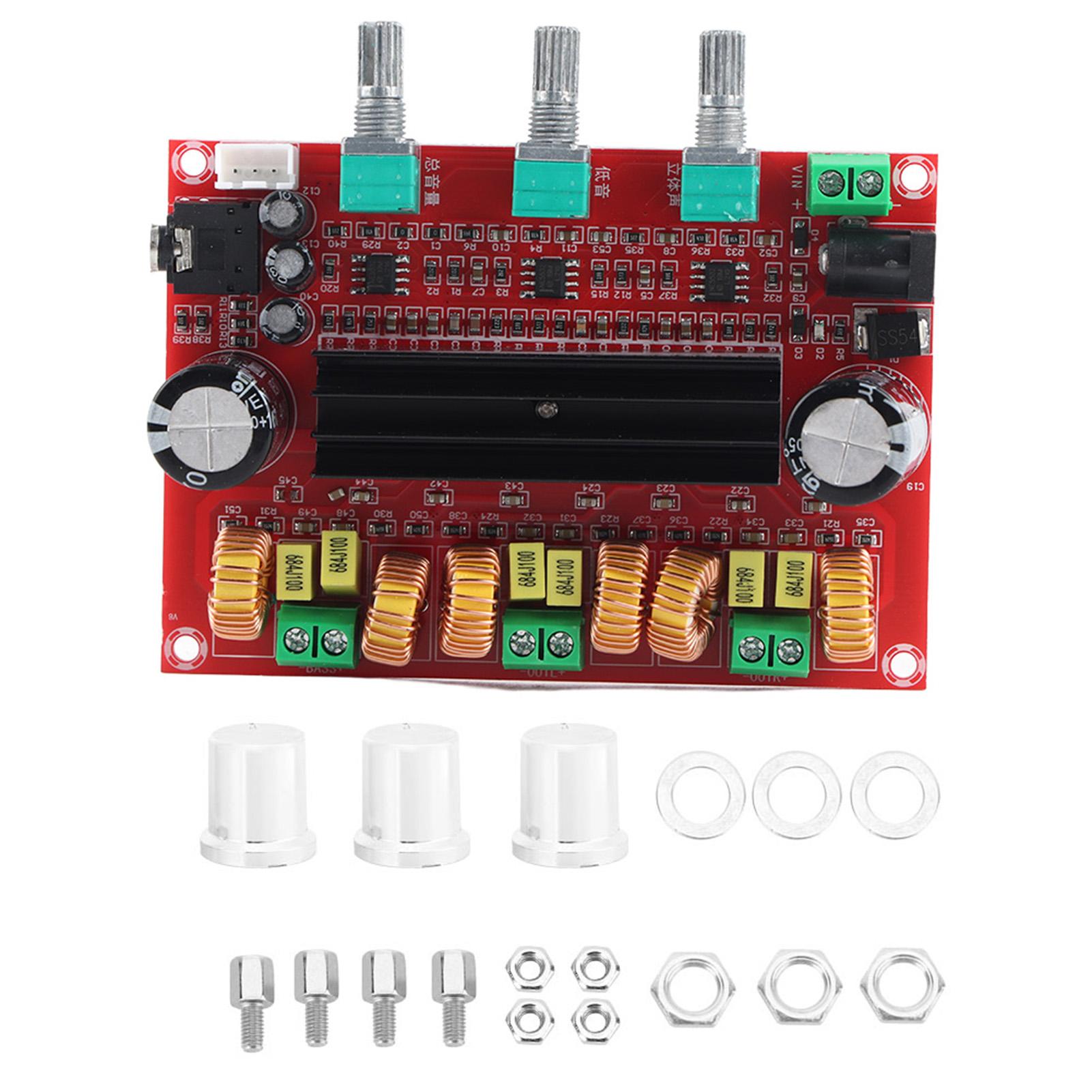 2.1 Sound Channel Digital Power Amplifier Board Industrial Elements 2 x 50w100W for TPA3116D
2.1 Sound Channel Digital Power Amplifier Board Industrial Elements 2 x 50w100W for TPA3116D
