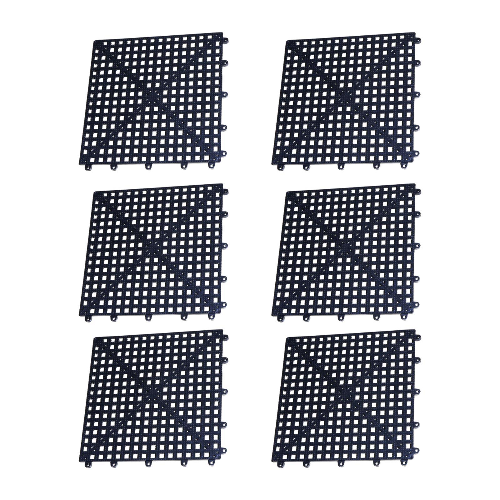 6x Non Slip Splicing Mats Household with Holes Floor Mat 12.6x12.6 Interlocking Floor Tiles for Bath Pool Bar Garden Kitchen чёрный
6x Non Slip Splicing Mats Household with Holes Floor Mat 12.6x12.6 Interlocking Floor Tiles for Bath Pool Bar Garden Kitchen чёрный
