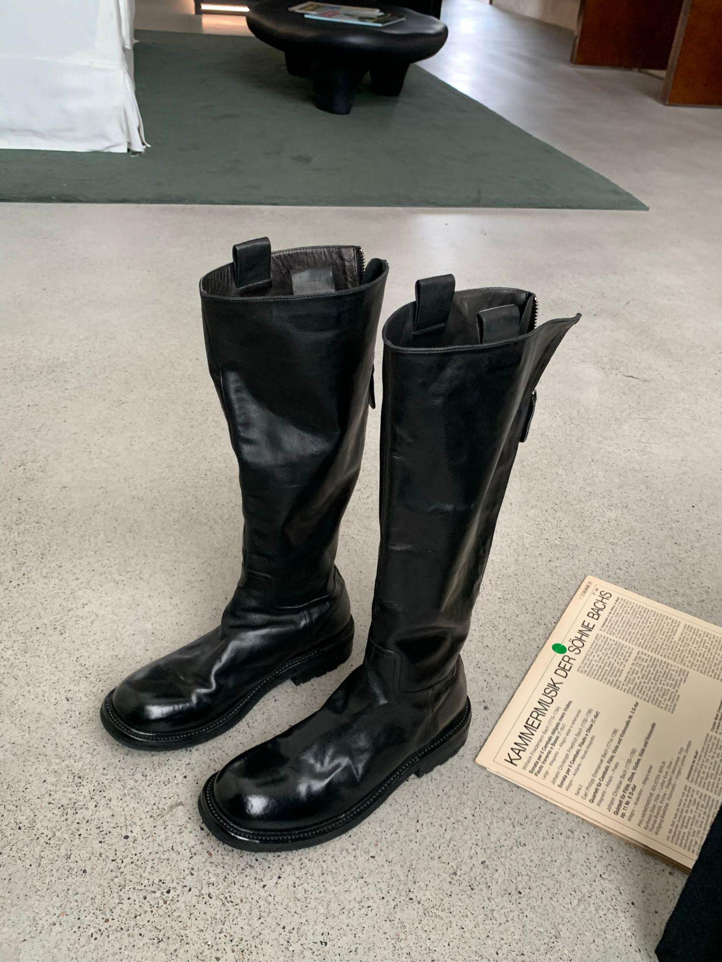 Жіночі ретро випрані з кінської шкіри на масивній платформі чоботи-лицарі - Модний стиль мами 37
Жіночі ретро випрані з кінської шкіри на масивній платформі чоботи-лицарі - Модний стиль мами 37