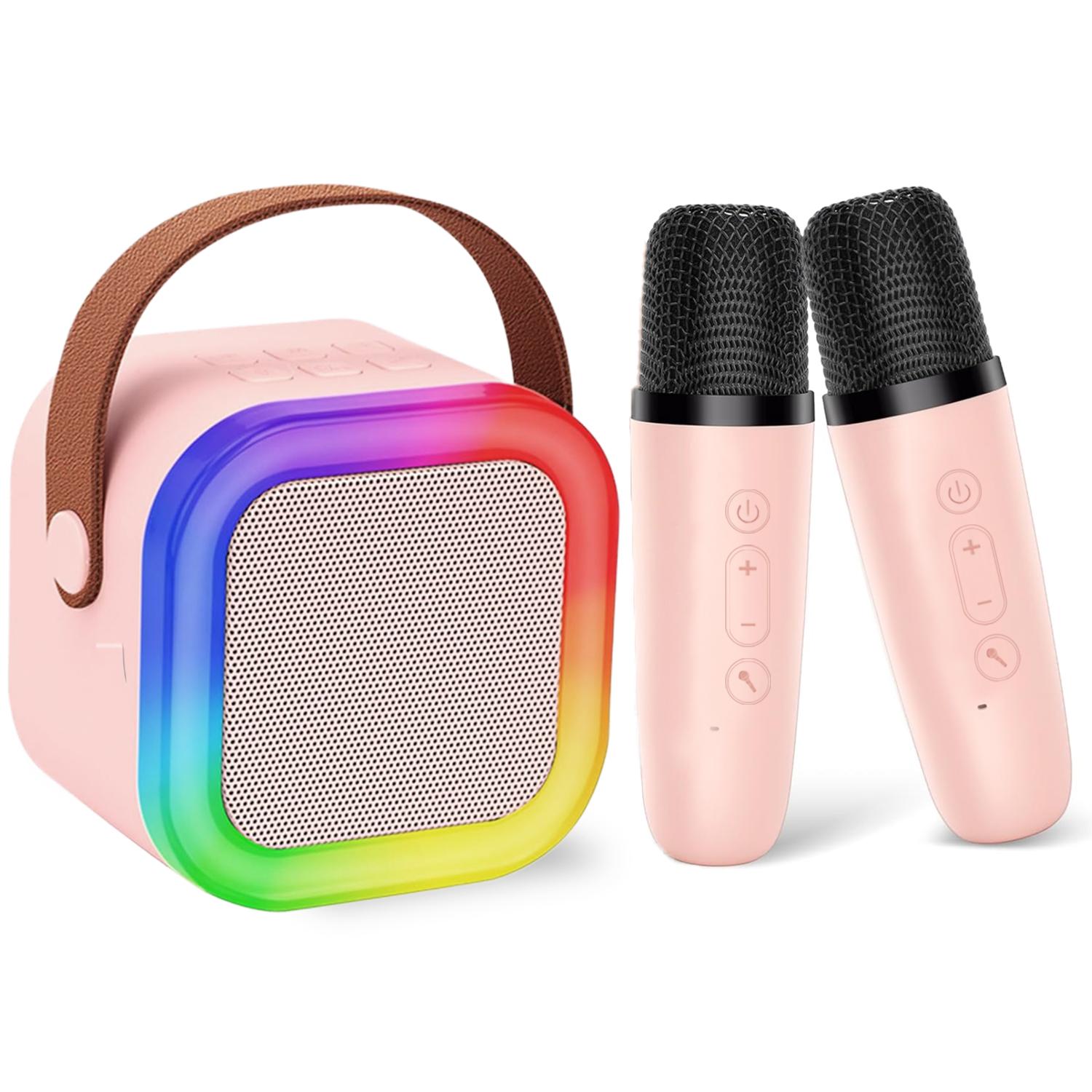 Портативный умный беспроводной Bluetooth-динамик для пения с RGB-подсветкой, домашний кинотеатр, вечеринка, караоке, беспроводной Bluetooth-микрофон, динамик
Портативный умный беспроводной Bluetooth-динамик для пения с RGB-подсветкой, домашний кинотеатр, вечеринка, караоке, беспроводной Bluetooth-микрофон, динамик