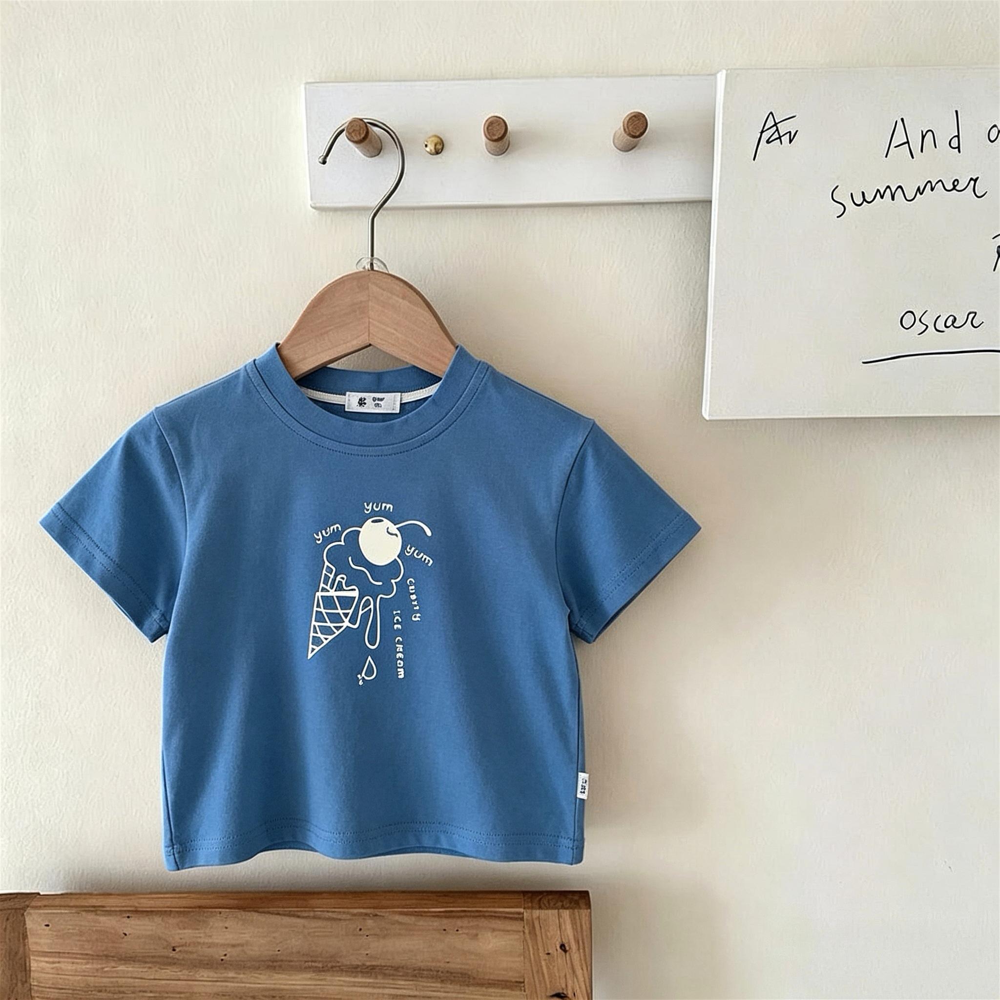 Kids Clothes Printed Tshirts Summer Simple Fashion Children T-shirt Tops Short Sleeved Crewneck Girl Boy Loose T Shirt 100
Kids Clothes Printed Tshirts Summer Simple Fashion Children T-shirt Tops Short Sleeved Crewneck Girl Boy Loose T Shirt 100