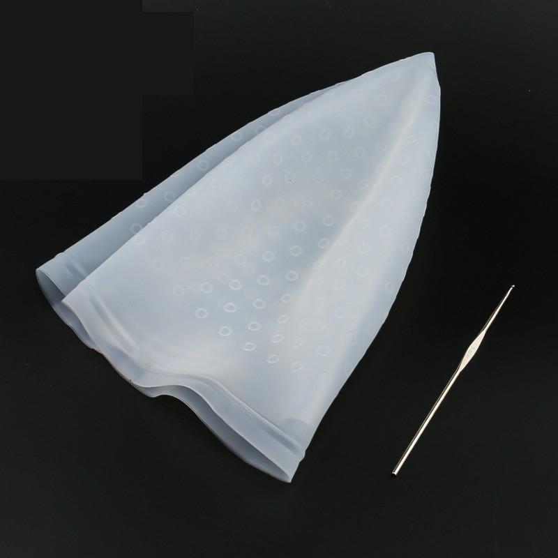 Силиконовая шапочка для окрашивания волос, мелирования, ухода, салонный парикмахерский инструмент белый
Силиконовая шапочка для окрашивания волос, мелирования, ухода, салонный парикмахерский инструмент белый