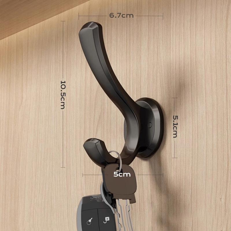 Wall-Mounted No-Drill Coat Hooks - Strong Adhesive for Entryway and Behind-Door Storage
Wall-Mounted No-Drill Coat Hooks - Strong Adhesive for Entryway and Behind-Door Storage