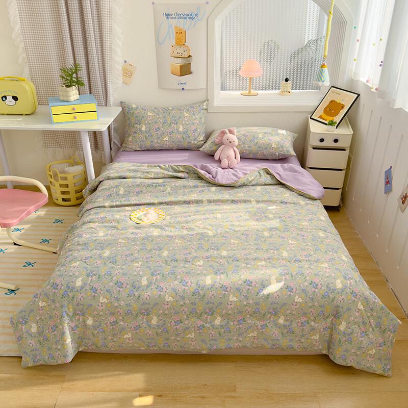 Lilang Washed Cotton Soybean Fiber Summer Comforter
Lilang Washed Cotton Soybean Fiber Summer Comforter