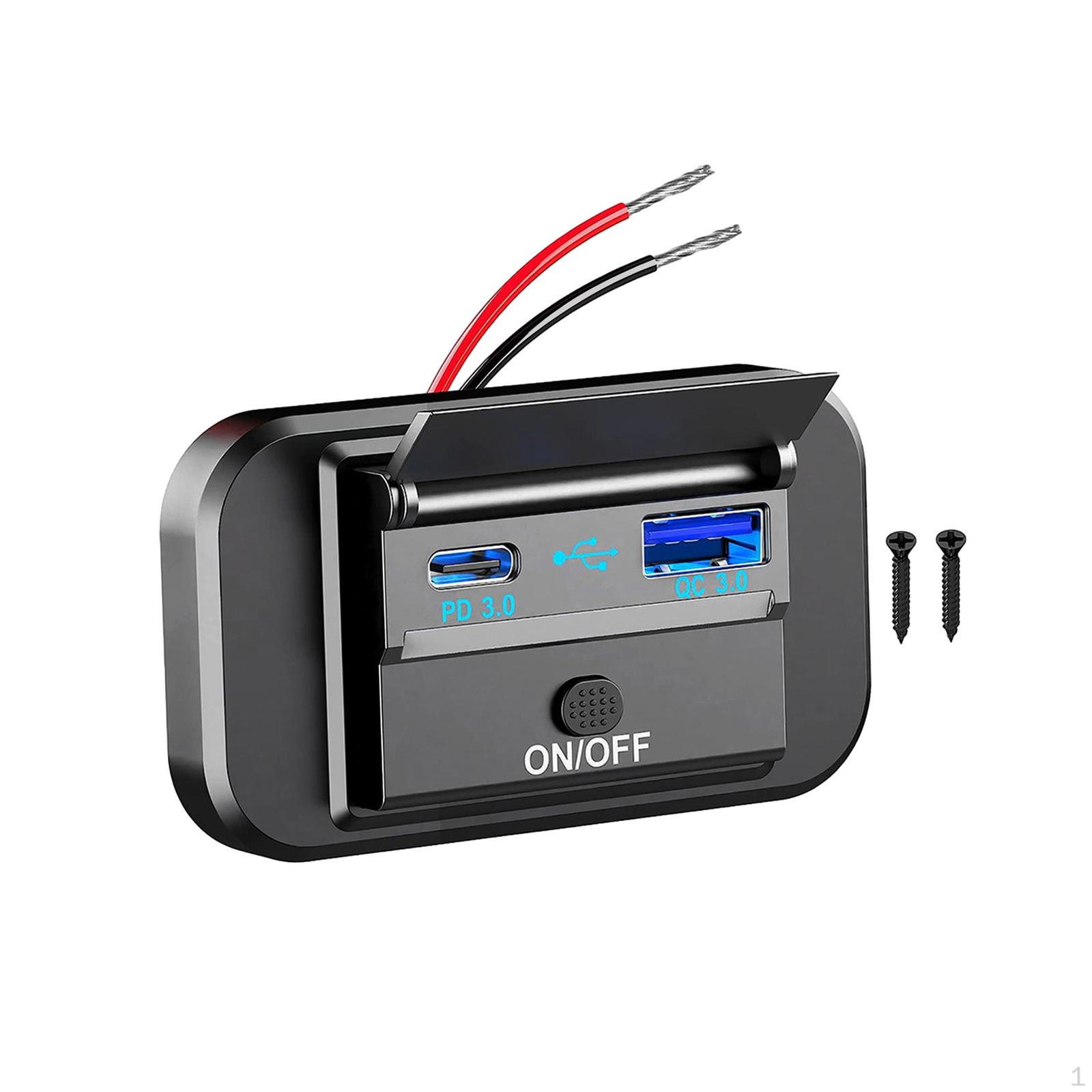 Двойной USB-адаптер для зарядного устройства телефона с проводом 0,13 м, 12 В, 24 В для автомобилей, лодок на колесах чёрный
Двойной USB-адаптер для зарядного устройства телефона с проводом 0,13 м, 12 В, 24 В для автомобилей, лодок на колесах чёрный