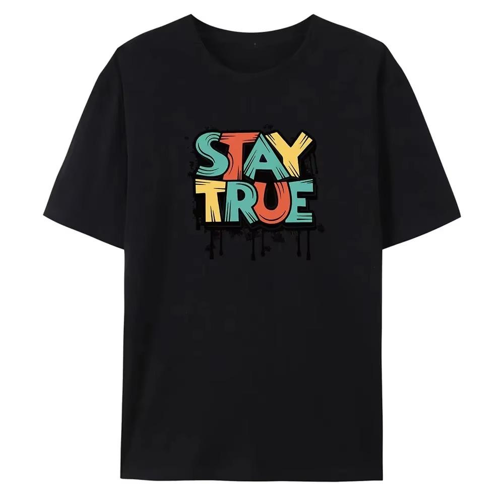 2024 summer tops StayTrue Men s Casual Short-sleeved T-shirt with Fashion print Tees XXXXXL чёрный
2024 summer tops StayTrue Men s Casual Short-sleeved T-shirt with Fashion print Tees XXXXXL чёрный