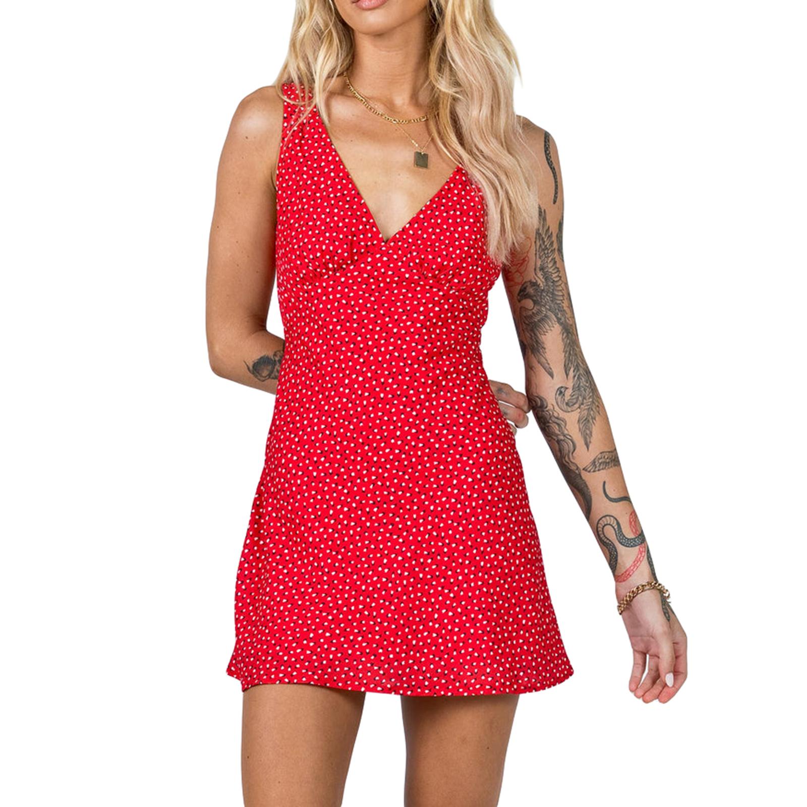 МОДА Жіноча Квіткова Міні-сукня Літня Коротка Сукня на Бретелях Без рукавів Сексуальний Глибокий V-подібний Виріз Приталена Повсякденний Одяг для Вечірки S червоний
МОДА Жіноча Квіткова Міні-сукня Літня Коротка Сукня на Бретелях Без рукавів Сексуальний Глибокий V-подібний Виріз Приталена Повсякденний Одяг для Вечірки S червоний