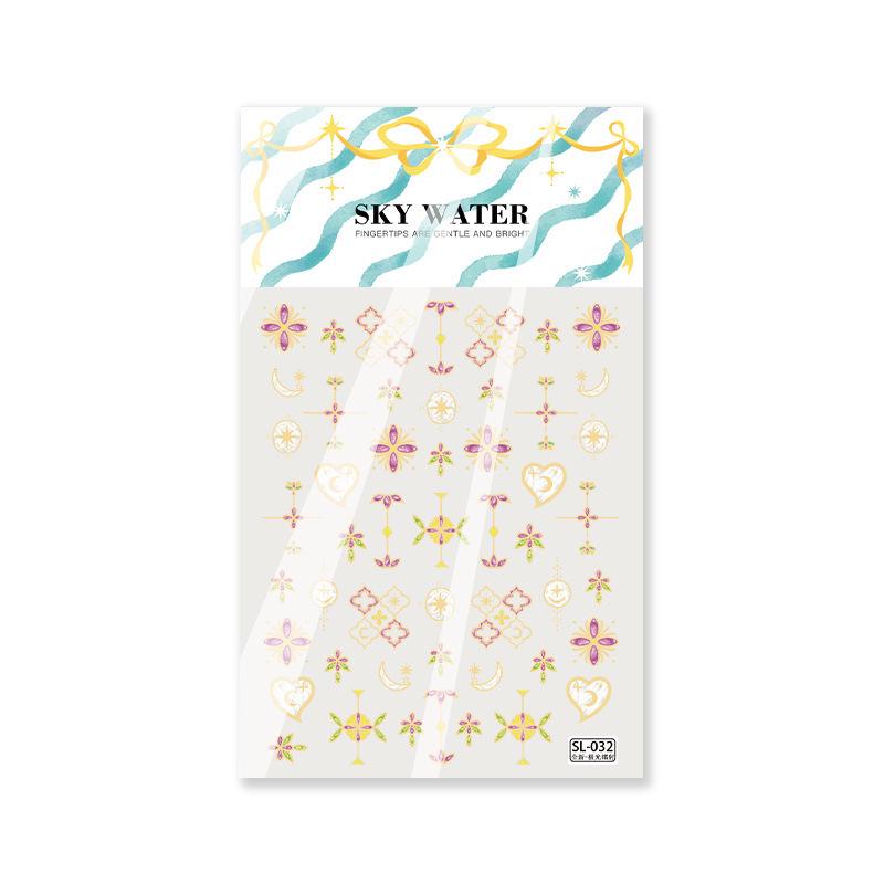 SKY Aurora Laser Baroque Nail Art Stickers: Retro, Embossed, Waterproof DIY Adhesive Decorations
SKY Aurora Laser Baroque Nail Art Stickers: Retro, Embossed, Waterproof DIY Adhesive Decorations