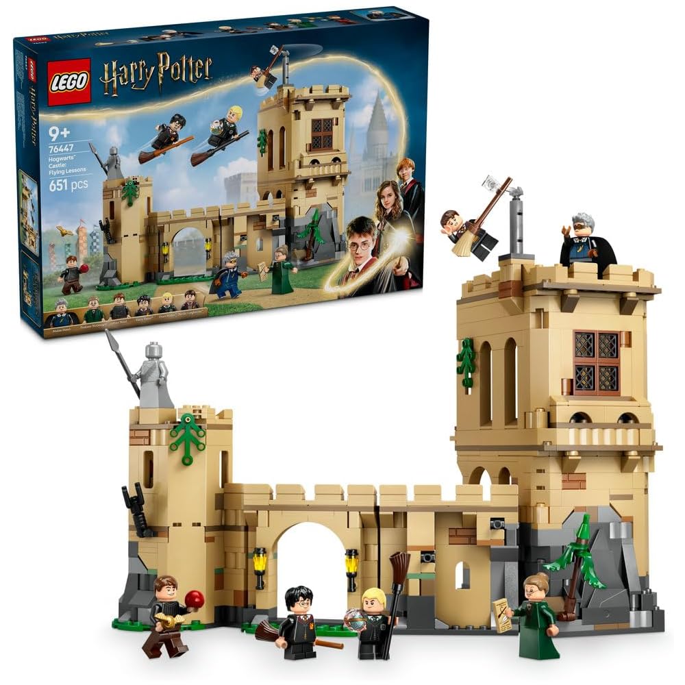 LEGO Harry Potter Hogwarts Castle Flying Lesson Building Set Toy for Kids Ages 9-11
LEGO Harry Potter Hogwarts Castle Flying Lesson Building Set Toy for Kids Ages 9-11