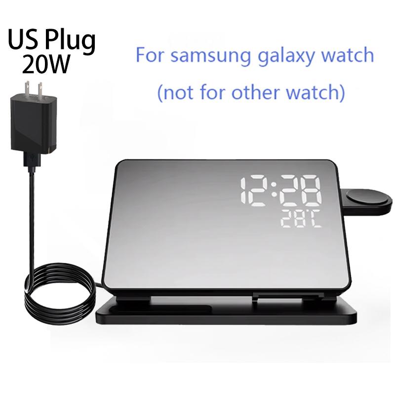 4 в 1 Беспроводная зарядная подставка для Galaxy S24 S23 S22 S21 Станция быстрой зарядки для Samsung Galaxy Watch 7 6 5 4 3 с часами
4 в 1 Беспроводная зарядная подставка для Galaxy S24 S23 S22 S21 Станция быстрой зарядки для Samsung Galaxy Watch 7 6 5 4 3 с часами