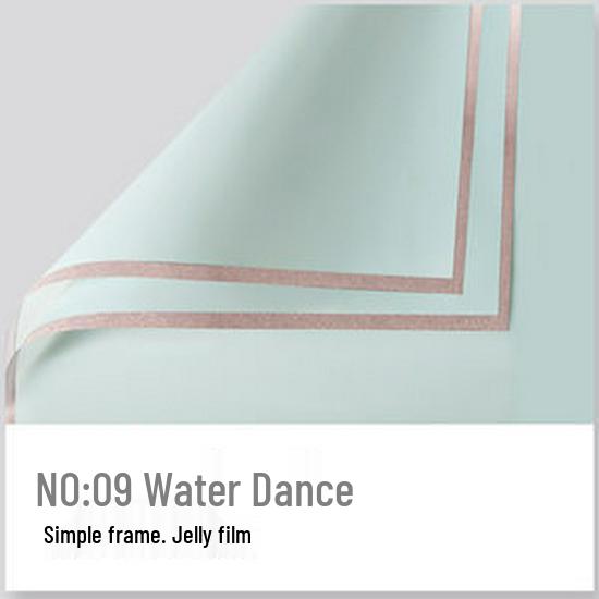 5-дротова водонепроникна желейна плівка, золотий край, квітковий папір Fog Bread, обгортка для букетів квітів (20 аркушів) Water Dance 58*58CM (20 sheets); 56*56CM
5-дротова водонепроникна желейна плівка, золотий край, квітковий папір Fog Bread, обгортка для букетів квітів (20 аркушів) Water Dance 58*58CM (20 sheets); 56*56CM