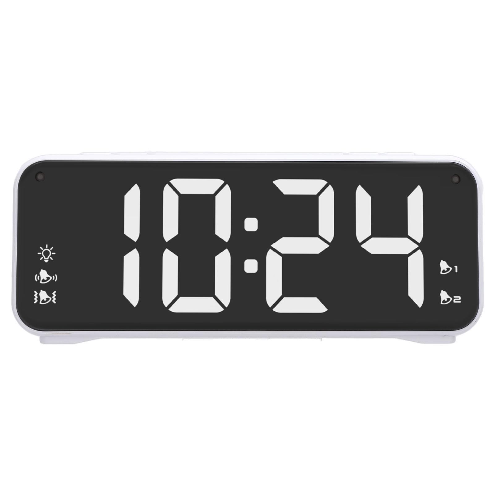 Очень громкий двойной будильник с функцией встряхивания кровати, светодиодный дисплей, функция повтора сигнала для кровати
Очень громкий двойной будильник с функцией встряхивания кровати, светодиодный дисплей, функция повтора сигнала для кровати