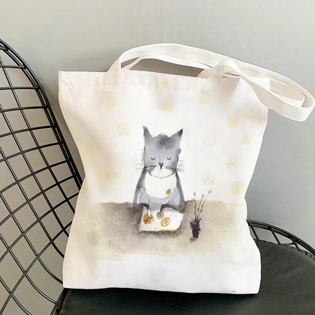 Kawaii Women Shopper Casual Simplicity High Capacity Жіноча бавовняна сумка Полотняна сумка Tote Сумки для покупок Сумки для покупок Cat Girl Тканинні ручні сумки 25*30cm
Kawaii Women Shopper Casual Simplicity High Capacity Жіноча бавовняна сумка Полотняна сумка Tote Сумки для покупок Сумки для покупок Cat Girl Тканинні ручні сумки 25*30cm