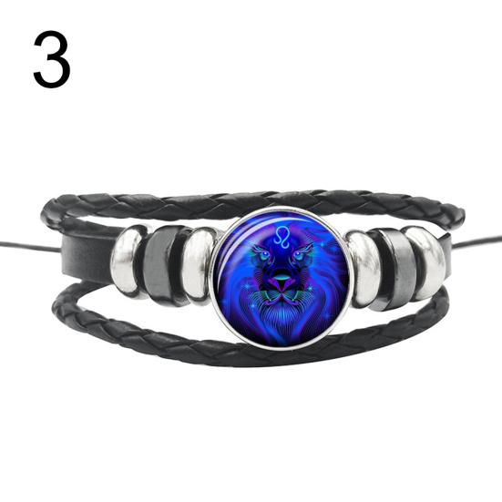 Браслет 12 созвездий Очаровательный многослойный плетеный браслет из искусственной кожи
Браслет 12 созвездий Очаровательный многослойный плетеный браслет из искусственной кожи