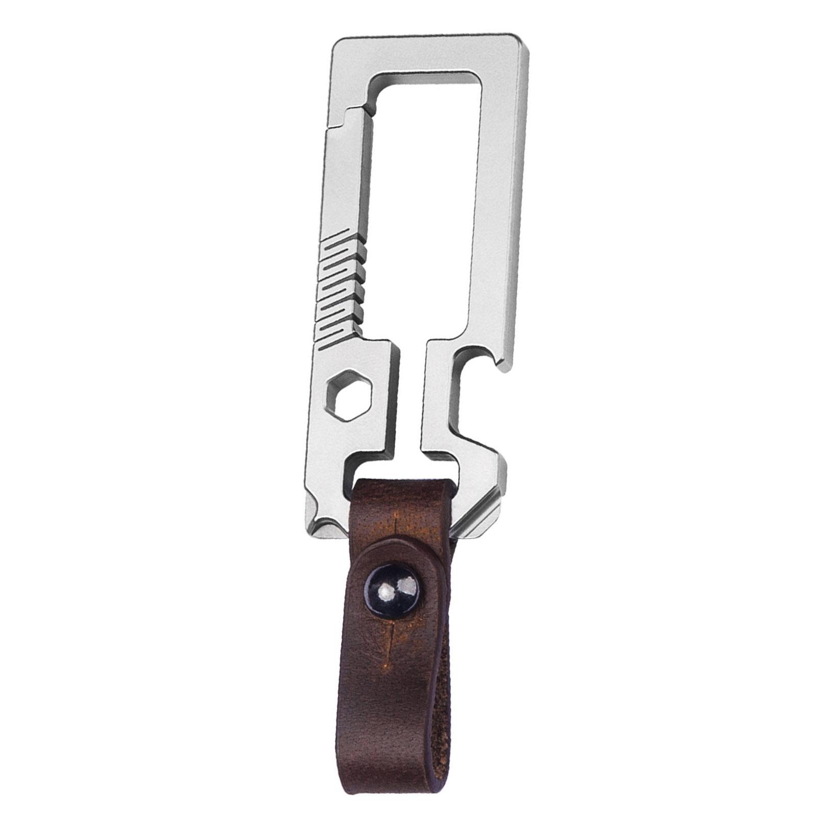 Titaniums Alloy Key Holder with Bottle Opener Screwdriver Waist Hanging Keychain Buckles Outdoor Keychain Accessories
Titaniums Alloy Key Holder with Bottle Opener Screwdriver Waist Hanging Keychain Buckles Outdoor Keychain Accessories
