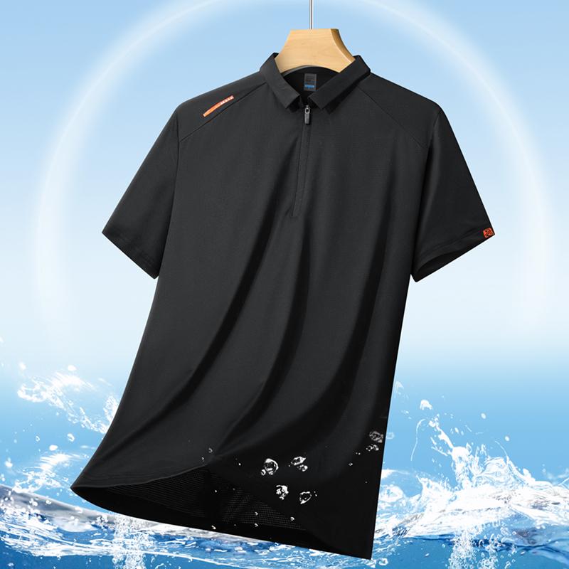 Men s Black Quick-Dry Half-Zip Short Sleeve Polo Shirt S чёрный
Men s Black Quick-Dry Half-Zip Short Sleeve Polo Shirt S чёрный