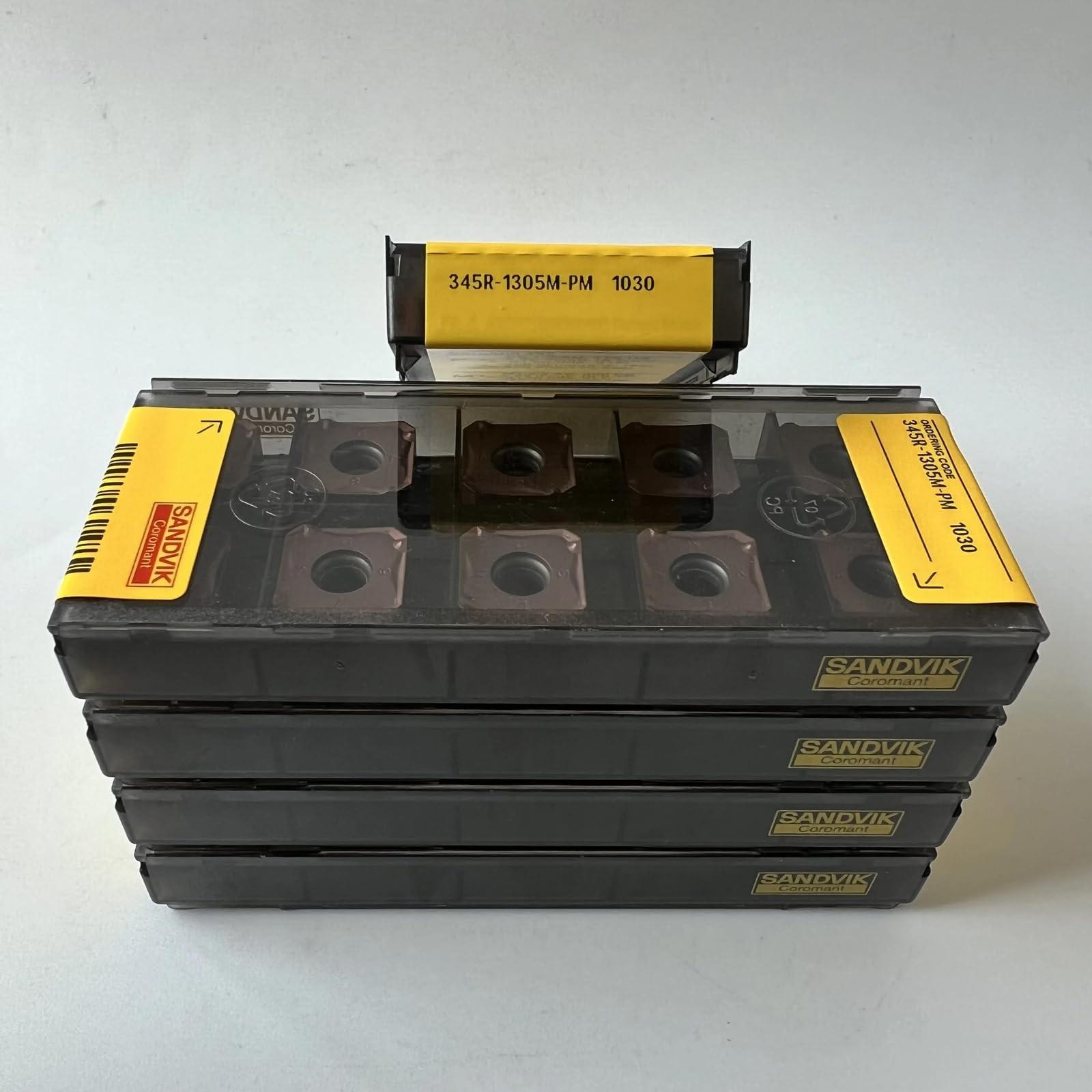 Original Sandvik / 345R-1305M-PM 1030 / CNC lathe carbide blade 10 Pcs
Original Sandvik / 345R-1305M-PM 1030 / CNC lathe carbide blade 10 Pcs