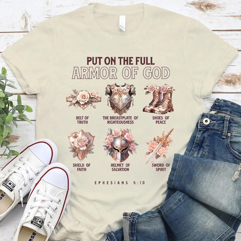 Put on The Full Armor of God TShirt Mens and Womens Short Sleeve Cotton Tees Retro HipHop Tops Summer Blouse Women Clothing 4XL
Put on The Full Armor of God TShirt Mens and Womens Short Sleeve Cotton Tees Retro HipHop Tops Summer Blouse Women Clothing 4XL