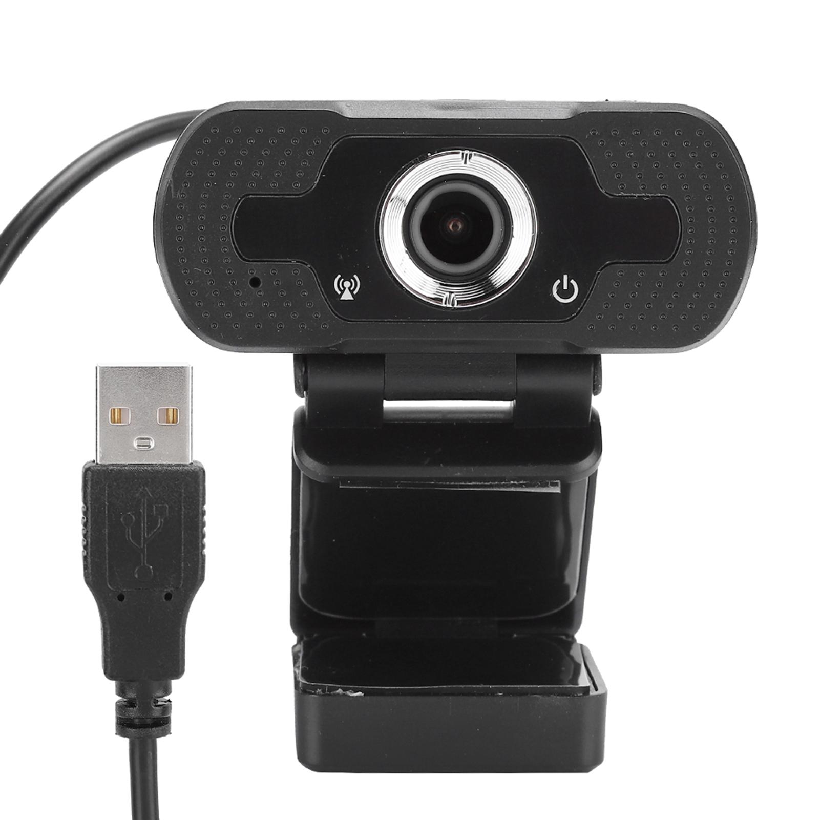 1080P USB Webcam Computer Camera with Microphone for Conference Video Calling Live Streaming
1080P USB Webcam Computer Camera with Microphone for Conference Video Calling Live Streaming