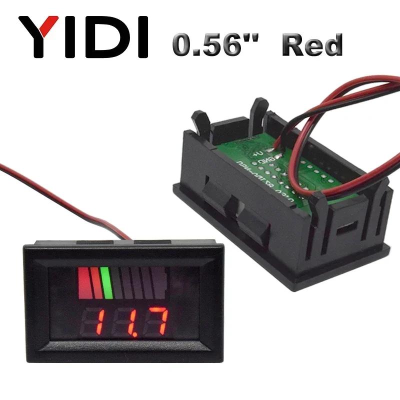 0.56 LCD Digital Voltmeter 12V 24V 72V 84V Battery Capacity Indicator Lead Acid Power Car Motorcycle Voltage Tester Detector 12-60V
0.56 LCD Digital Voltmeter 12V 24V 72V 84V Battery Capacity Indicator Lead Acid Power Car Motorcycle Voltage Tester Detector 12-60V