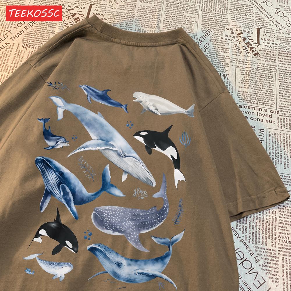 Fashion Cotton WomenS TShirts Ocean And Whales Printing Tops Oversize ONeck Soft Short Sleeve Summer Casual Female Clothes S
Fashion Cotton WomenS TShirts Ocean And Whales Printing Tops Oversize ONeck Soft Short Sleeve Summer Casual Female Clothes S