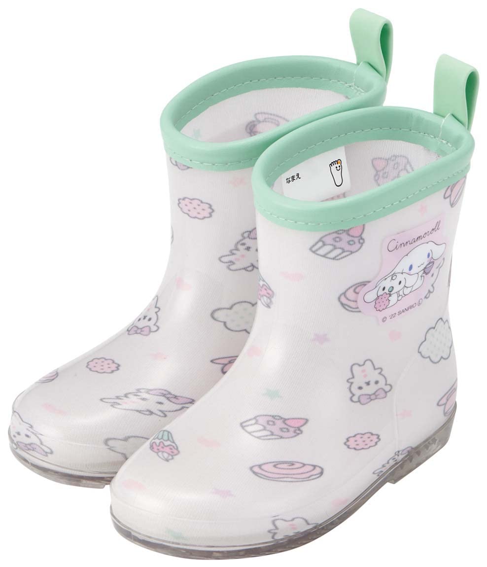 Skater Rain Boots Shoes Boots for Children Cinnamoroll Sanrio Milk with Reflective Tape 14cm RIBT14-A
Skater Rain Boots Shoes Boots for Children Cinnamoroll Sanrio Milk with Reflective Tape 14cm RIBT14-A