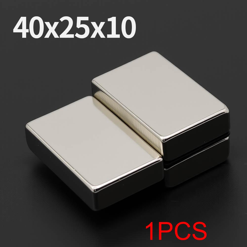 40x25x10mm Powerful Neodymium Magnet N35 NdfeB Permanent Magnetic imanes Block Super Strong Fridge Magnets DIY
40x25x10mm Powerful Neodymium Magnet N35 NdfeB Permanent Magnetic imanes Block Super Strong Fridge Magnets DIY