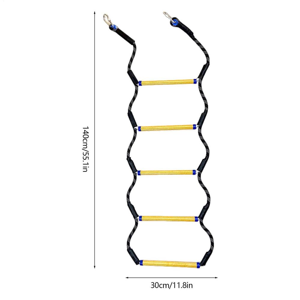 Rope Ladder For Adults 5-Step Nylon Climbing Ladder For Adults Heavy Duty Line Marine Climbing Rope For Motorboat Canoeing чорний
Rope Ladder For Adults 5-Step Nylon Climbing Ladder For Adults Heavy Duty Line Marine Climbing Rope For Motorboat Canoeing чорний