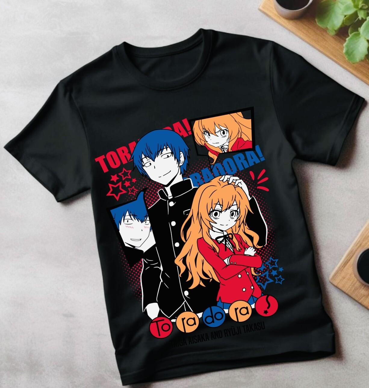 Toradora T-Shirt Mens Womens Tees Top Taiga Ryuuji Aisaka Takasu Kawaii Anime Tee Gift 2024 Shirt S
Toradora T-Shirt Mens Womens Tees Top Taiga Ryuuji Aisaka Takasu Kawaii Anime Tee Gift 2024 Shirt S