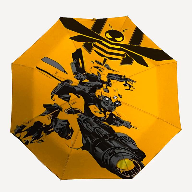 1pc Bumblebee Transformer Automatic Folding Umbrella - Compact 8-Rib Design, Durable Plastic & Iron, Daily Use Z1230050
1pc Bumblebee Transformer Automatic Folding Umbrella - Compact 8-Rib Design, Durable Plastic & Iron, Daily Use Z1230050