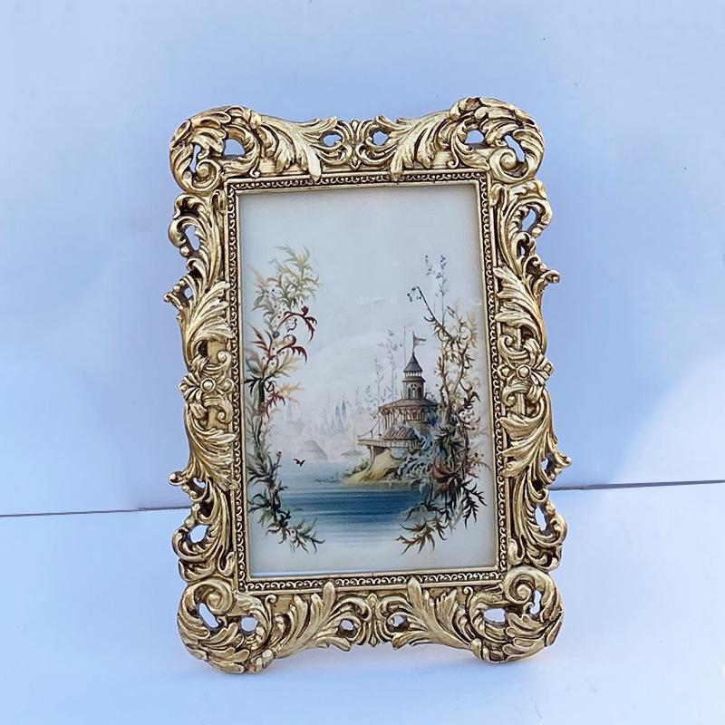 European Vintage Resin Photo Frame: Tabletop & Wall Relief Carving for Weddings & Celebrations 6 inch 14.5*20.5
European Vintage Resin Photo Frame: Tabletop & Wall Relief Carving for Weddings & Celebrations 6 inch 14.5*20.5