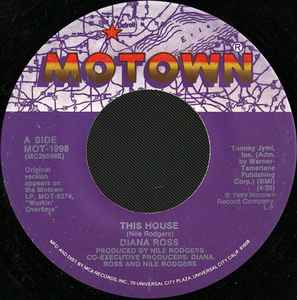 7inch Record DIANA ROSS - This House / Paradise MOT1998 Motown 1989 US Dance & Electronica Used
7inch Record DIANA ROSS - This House / Paradise MOT1998 Motown 1989 US Dance & Electronica Used