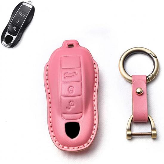 SANRILY Key Fob Cover for Porsche Macan Cayenne 911 Panamera Keyless Remote Key Holder Full Protection Leather Key Case with Keychain Pink розовый
SANRILY Key Fob Cover for Porsche Macan Cayenne 911 Panamera Keyless Remote Key Holder Full Protection Leather Key Case with Keychain Pink розовый