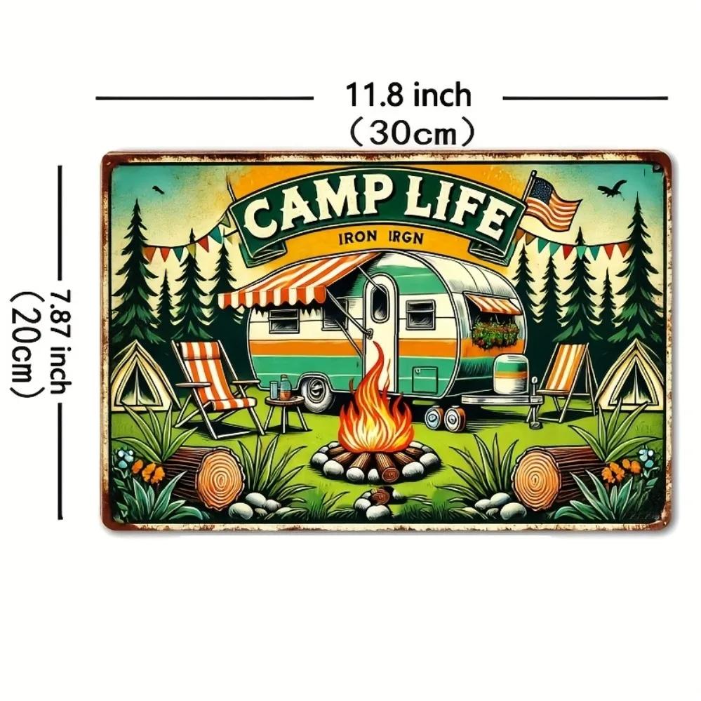 1PC Retro Campsite Scene Wall Art Colorful VintageStyle Sign for BarCafeHouse or Farmhouse Nostalgic OutdoorThemed Decor 20x30cm
1PC Retro Campsite Scene Wall Art Colorful VintageStyle Sign for BarCafeHouse or Farmhouse Nostalgic OutdoorThemed Decor 20x30cm
