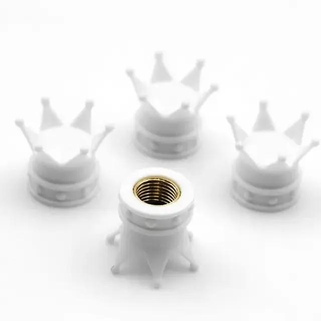 4pcs Car Tire Valve Stem Caps Crown Shaped Metal Insert Valve Caps for Automotive Wheel Tire Valve Stem Protection One Size
4pcs Car Tire Valve Stem Caps Crown Shaped Metal Insert Valve Caps for Automotive Wheel Tire Valve Stem Protection One Size