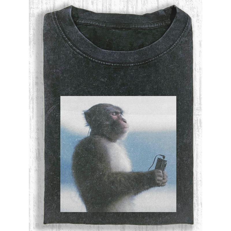 European sizes A Men S Trendy Graphic Printed Washed T-Shirt , Featuring a Vintage Street Style,Perfect for Casual Wear in Spring And Summer S чёрный
European sizes A Men S Trendy Graphic Printed Washed T-Shirt , Featuring a Vintage Street Style,Perfect for Casual Wear in Spring And Summer S чёрный