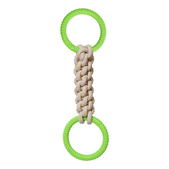 Pet Cotton Rope Dog Toys with Double-Ring Handle for Teeth Grinding, Gum Massage Chew Toy for Dogs Healthy Gift зелёный
Pet Cotton Rope Dog Toys with Double-Ring Handle for Teeth Grinding, Gum Massage Chew Toy for Dogs Healthy Gift зелёный