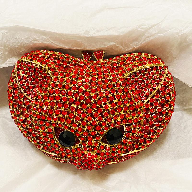 Luxury Fox Head Rhinestone Clutch Bags Women s Diamond Crystal Evening Clutch WHTUOHENG Gold Metal Handbags for Party Prom Bags 18cmX13cmX8cm красный
Luxury Fox Head Rhinestone Clutch Bags Women s Diamond Crystal Evening Clutch WHTUOHENG Gold Metal Handbags for Party Prom Bags 18cmX13cmX8cm красный