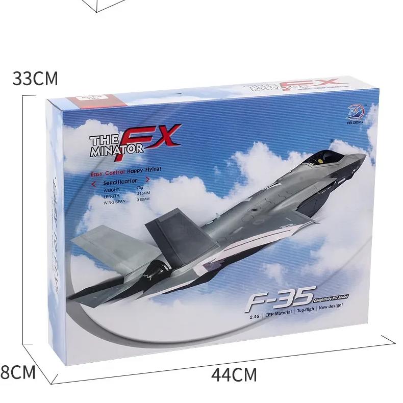 FX935 RC літак дистанційного керування планер F35 винищувач 2.4G хобі літак EPP піна бездротова електронна іграшка хлопчик дитячий подарунок чорний
FX935 RC літак дистанційного керування планер F35 винищувач 2.4G хобі літак EPP піна бездротова електронна іграшка хлопчик дитячий подарунок чорний