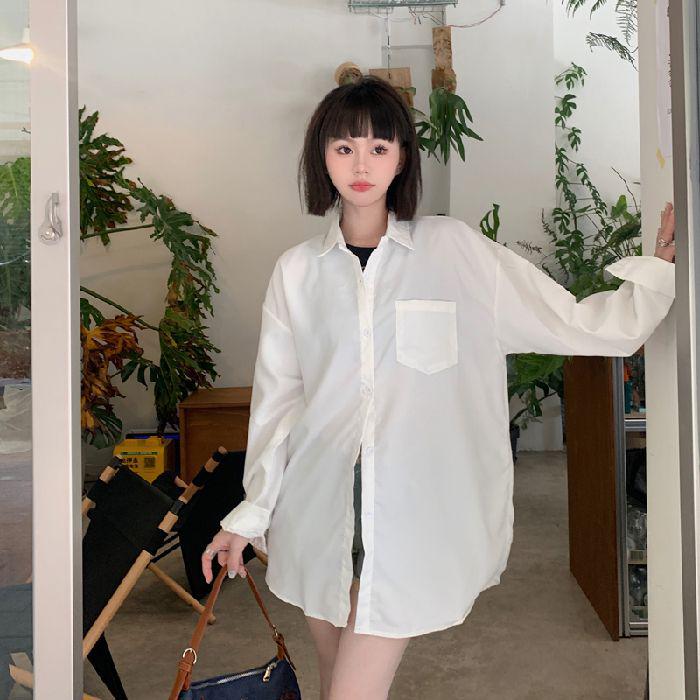 Women s Casual Long Sleeve Sun Protection Shirt - Solid Color, Lightweight, Versatile for Spring and Autumn L білий
Women s Casual Long Sleeve Sun Protection Shirt - Solid Color, Lightweight, Versatile for Spring and Autumn L білий