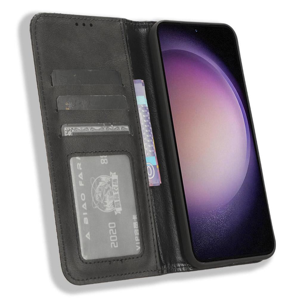 Stand Wallet Phone Case for Samsung Galaxy S23 FE,Retro PU Leather Protective Phone Cover Black
Stand Wallet Phone Case for Samsung Galaxy S23 FE,Retro PU Leather Protective Phone Cover Black
