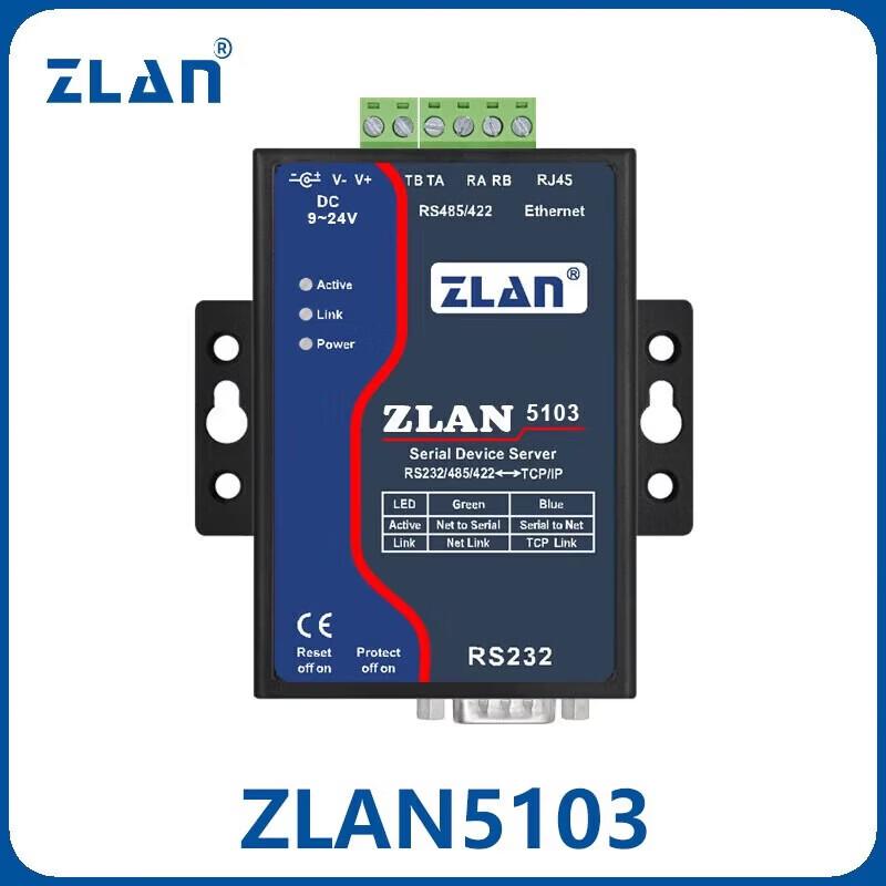 ZLAN Industrial Serial to Ethernet Converter Module
ZLAN Industrial Serial to Ethernet Converter Module